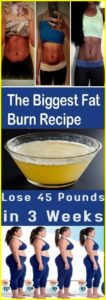 Lose 45 Pounds in 3 Weeks Only With This Recipe