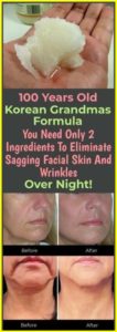 YOU NEED ONLY 2 INGREDIENTS TO ELIMINATE SAGGING FACIAL SKIN AND WRINKLES OVER NIGHT